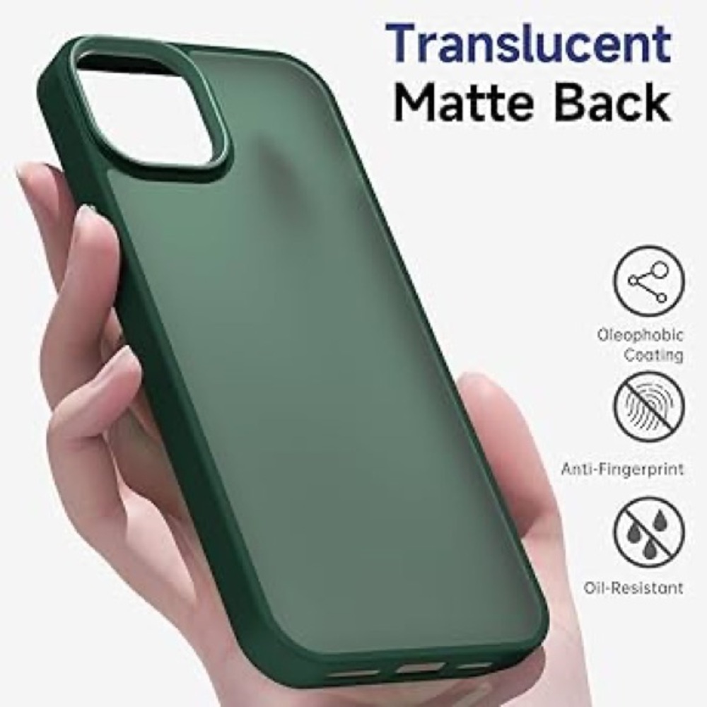 Green Matte iPhone Phone Case